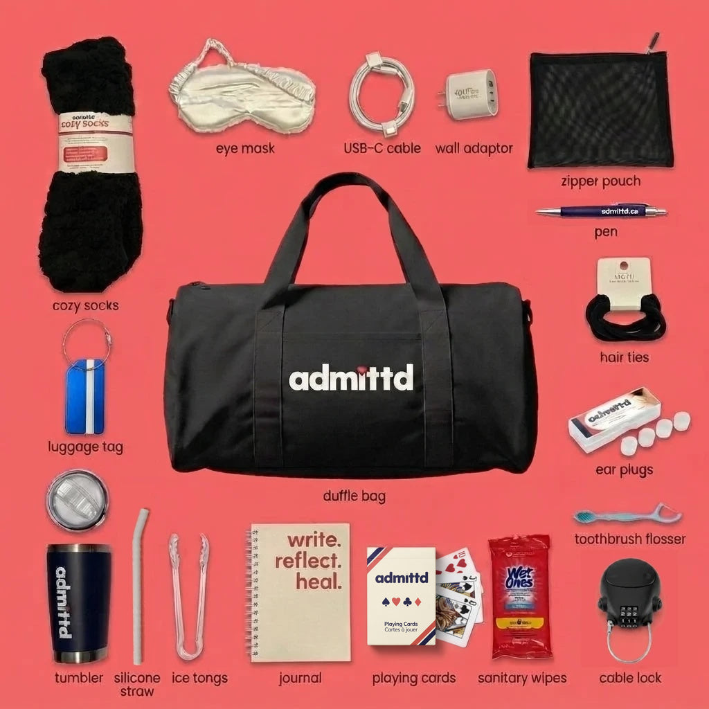 Everything included in the duffle