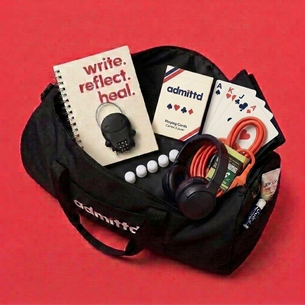 the duffle + packed and ready